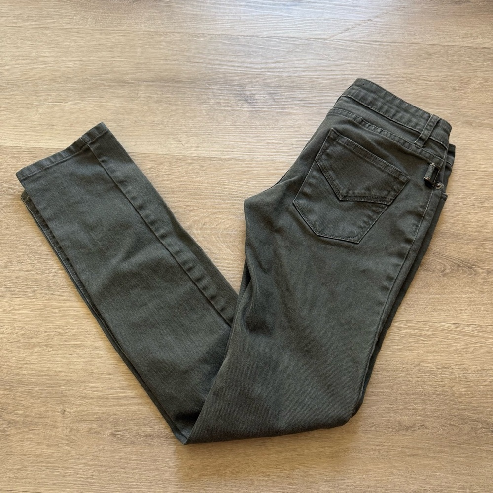 Zadig & Voltaire Olive Green Denim Pants